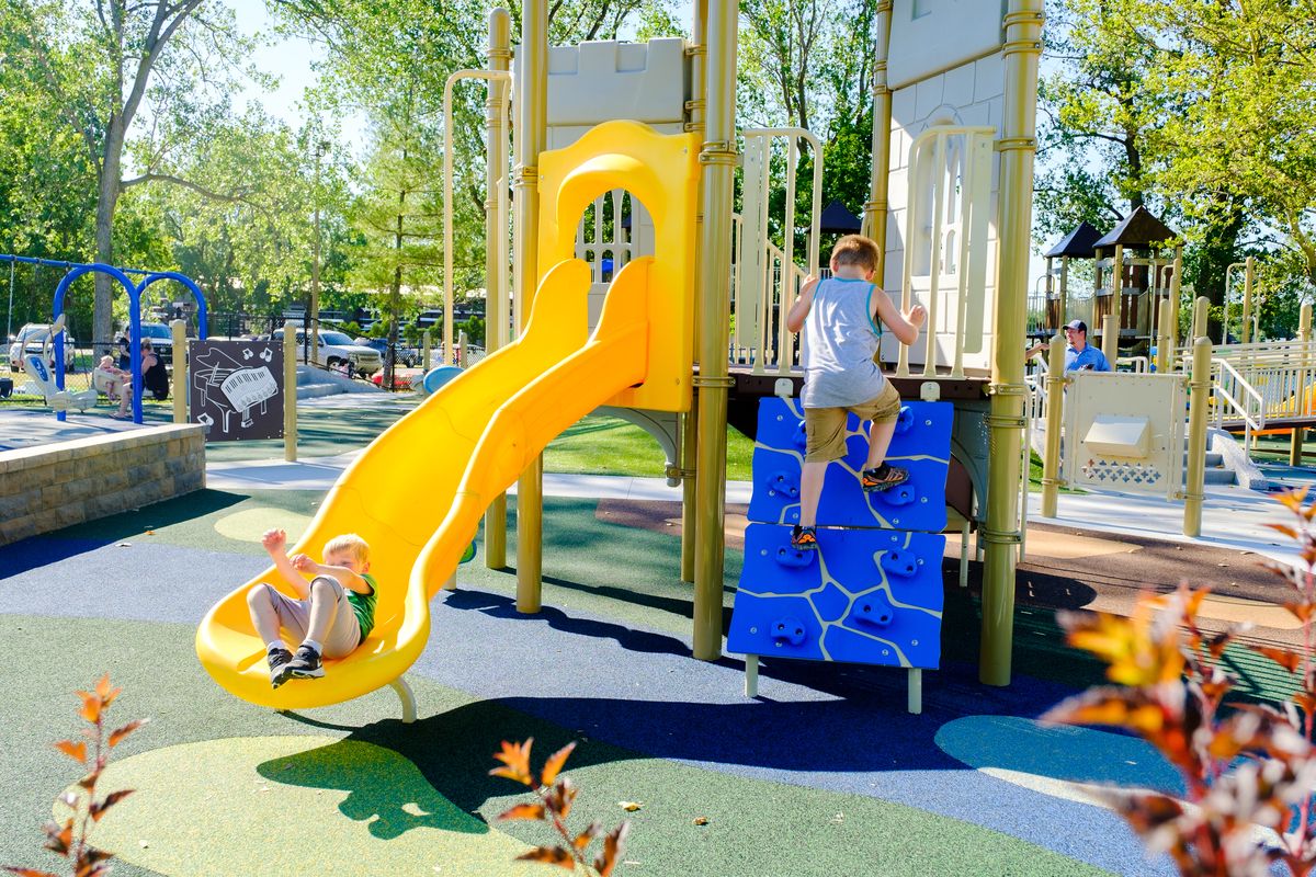Safety surfacing installation
